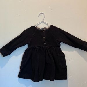12-18 M ZARA Baby Dress - Black- Dressy